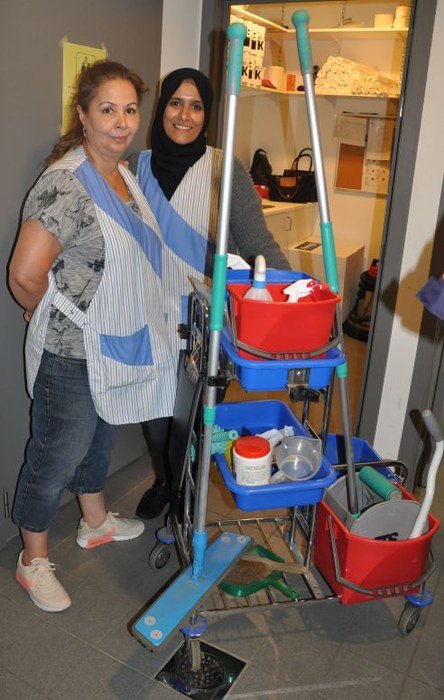Seval & Zahra - schoonmaakpersoneel Hasselt