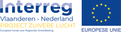 Logo project zuivere lucht, Interreg Vlaanderen-Nederland