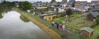 Nieuwe dijk langs Noordede beschermt woningen tegen overstromingsschade