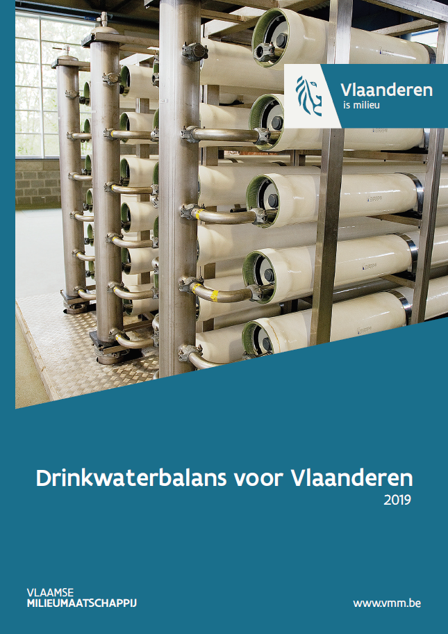 Cover drinkwaterbalans voor Vlaanderen - 2019
