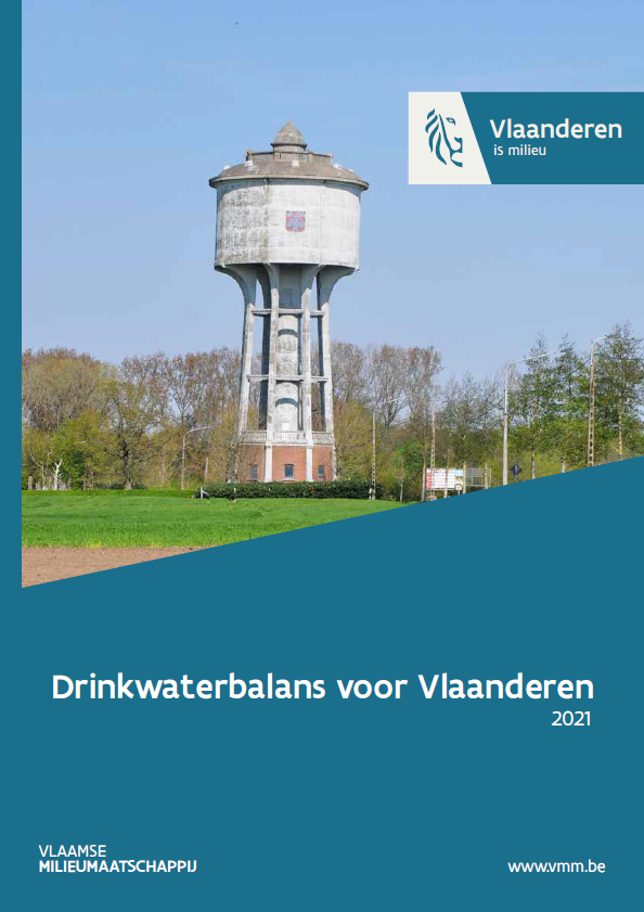 Cover drinkwaterbalans voor Vlaanderen - 2021