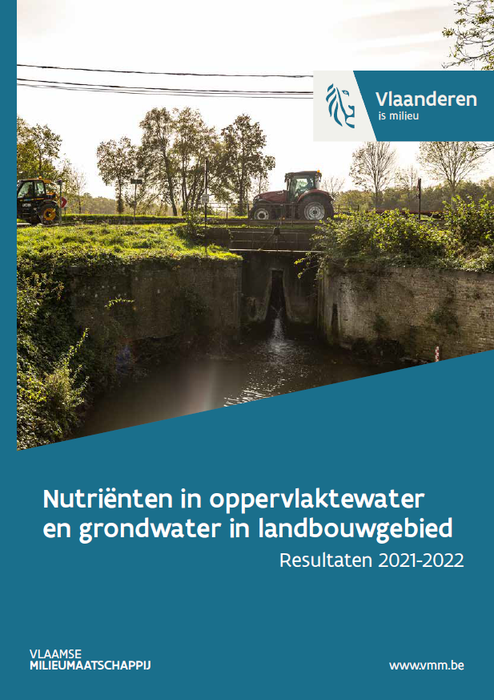 Cover nutriënten in oppervlakte- en grondwater in landbouwgebied 2021-2022