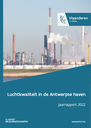 Cover rapport luchtkwaliteit in de Antwerpse haven 2022