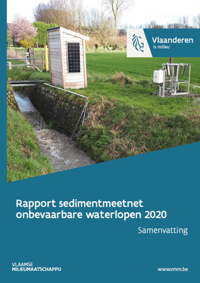 Cover sedimentmeetnet onbevaarbare waterlopen 2020