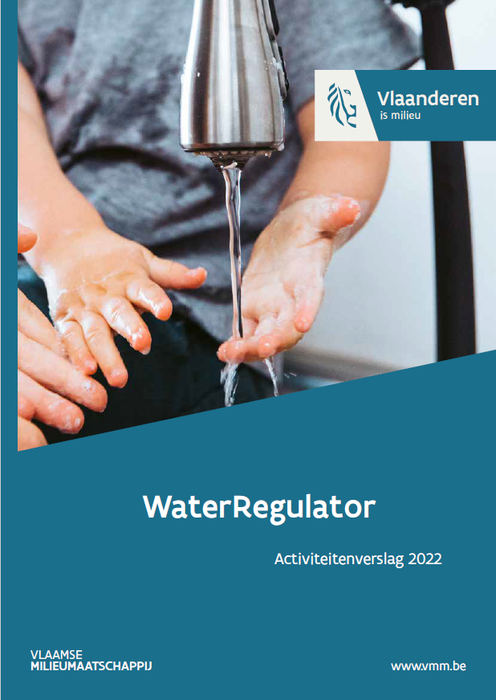 Voorpagina activiteitenverslag WaterRegulator 2022