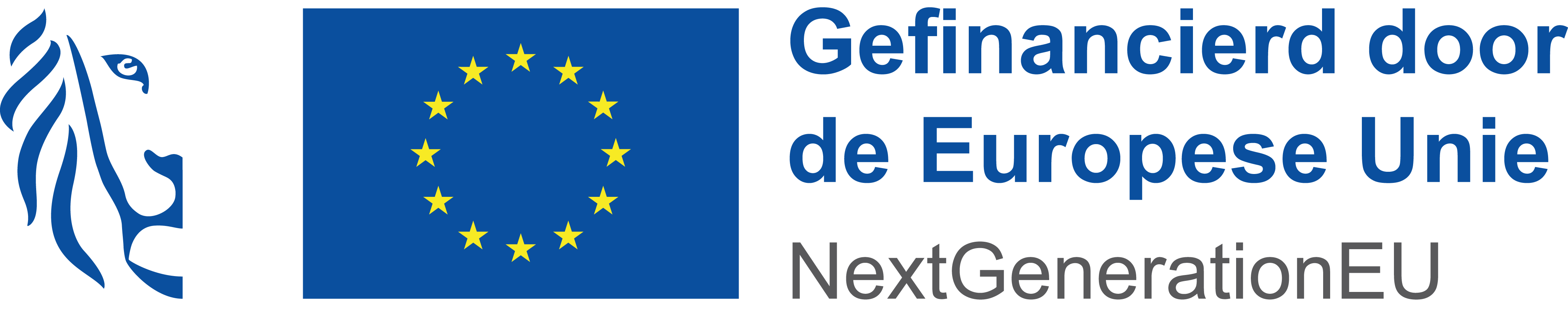 logo blue deal Vlaanderen en EU