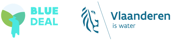 Logo Blue Deal en Vlaanderen is water