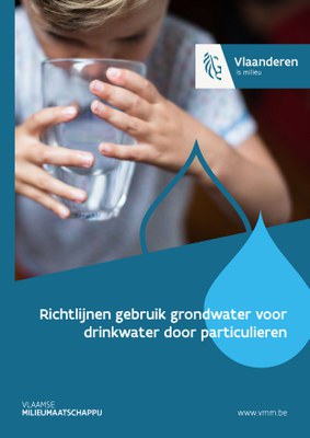 Foto: cover richtlijnen gebruik grondwater voor drinkwater door particulieren